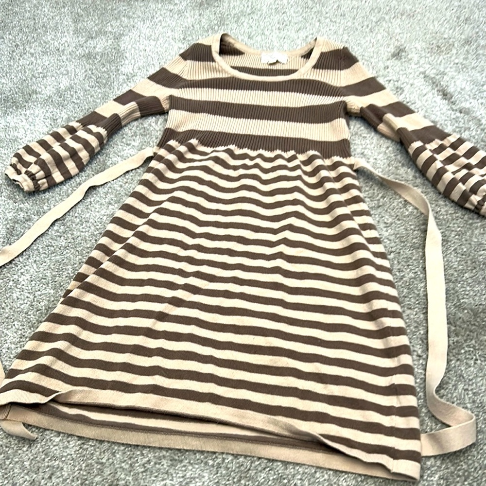 Size medium stripped sweater dress